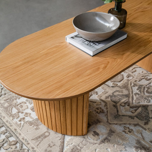 מעבר לעמוד מוצר JUAN | שולחן סלון אובלי מעוצב בסגנון סקנדינבי ברוחב 120 ס"מ