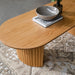 תמונה מזווית מספר 2 של המוצר JUAN | שולחן סלון אובלי מעוצב בסגנון סקנדינבי ברוחב 120 ס"מ
