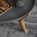 תמונה מזווית מספר 4 של המוצר HORMIGON | שולחן עץ אקלקטי מעוגל בגוון לבן