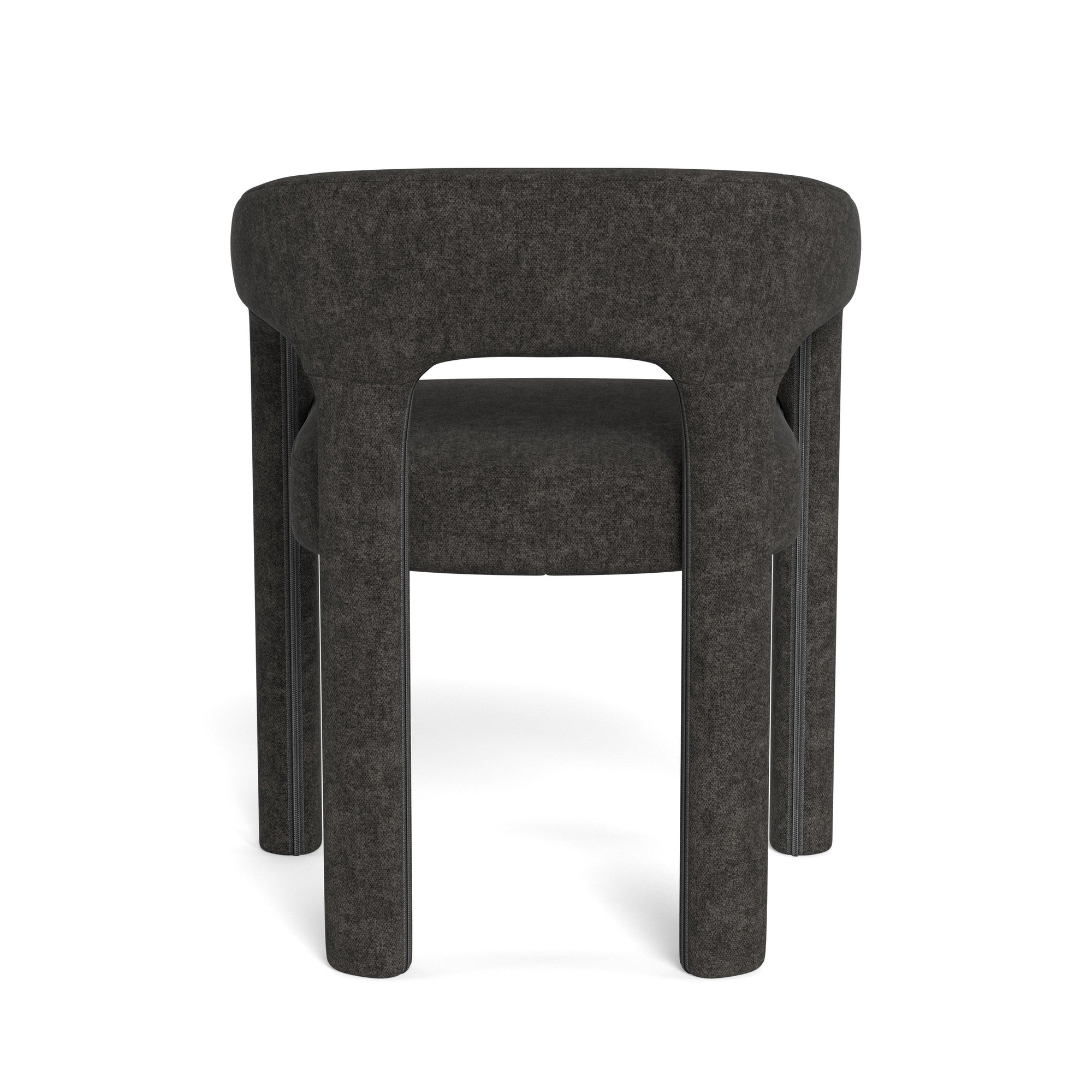 BRICK | כיסא עם משענות יד מרופד בבד אריג