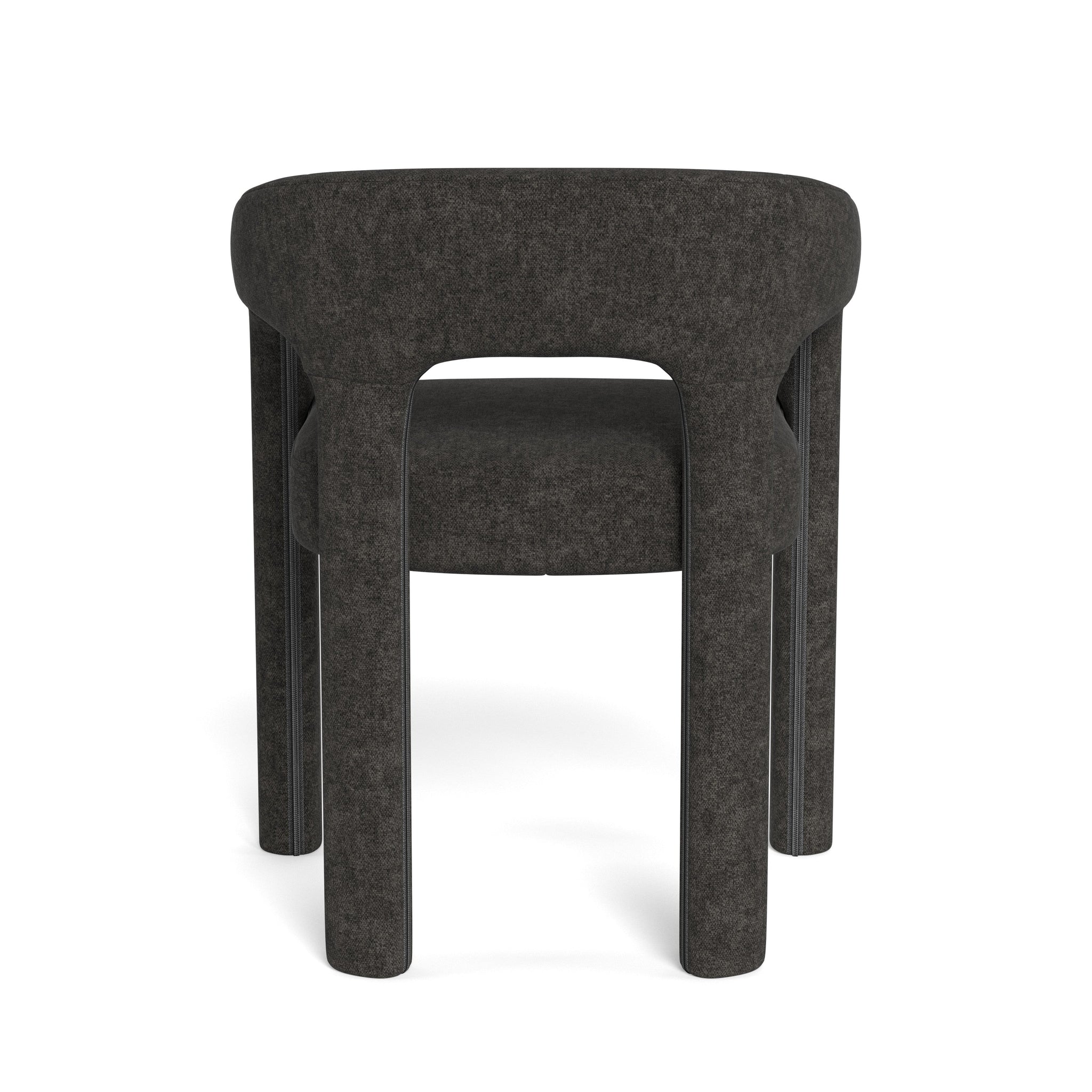 BRICK | כיסא עם משענות יד מרופד בבד אריג