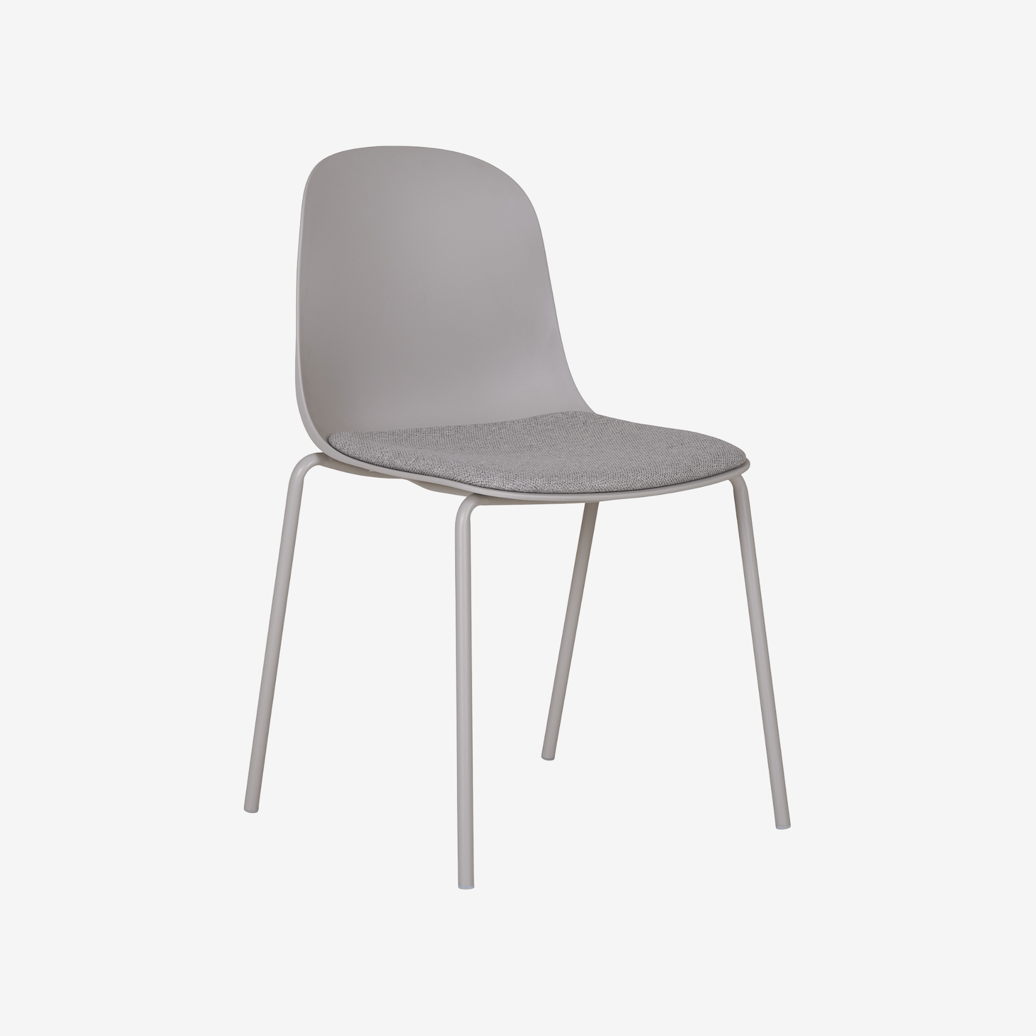 RAMEKIN | כיסא פולימרי עם מושב מרופד