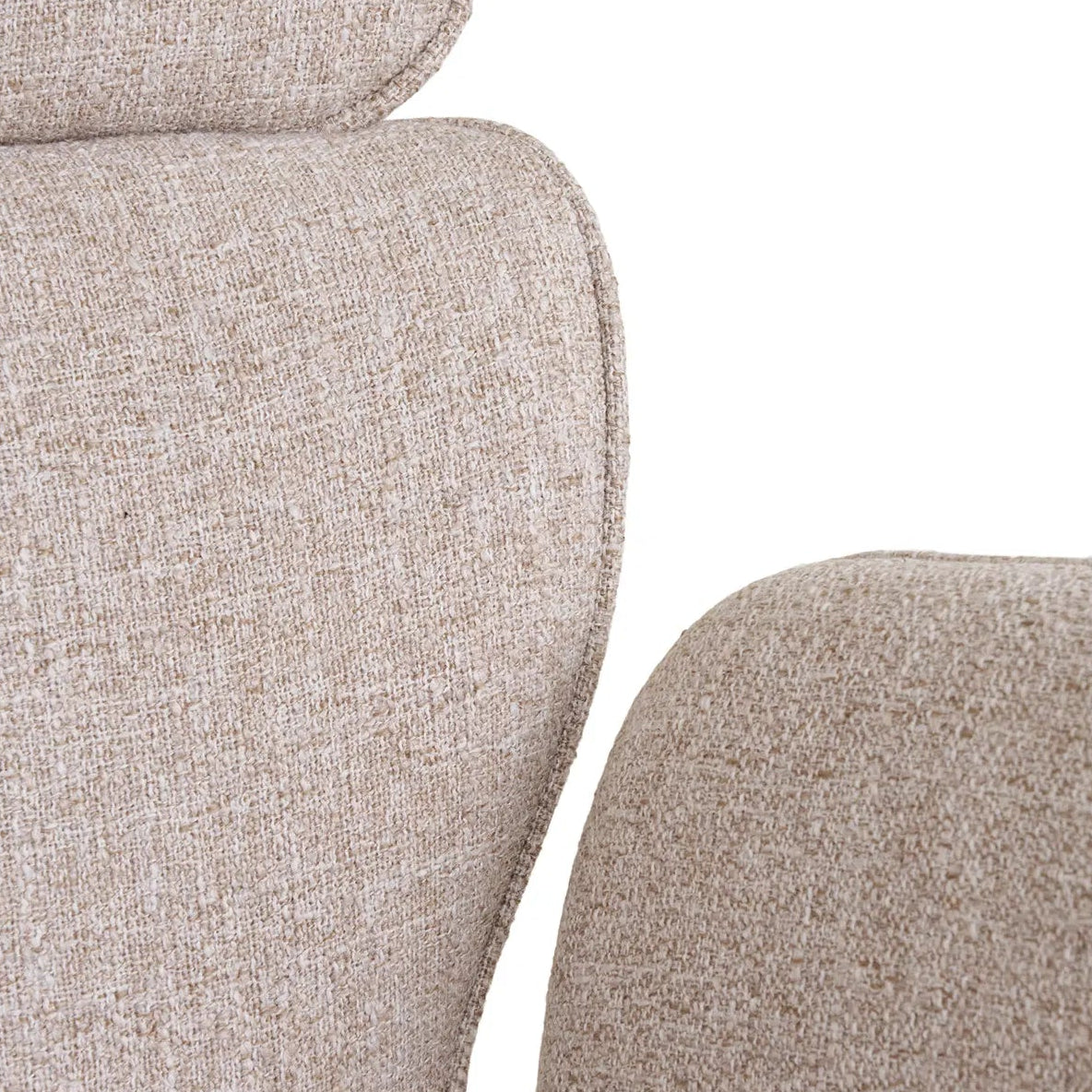 NOTEX | כיסא מסתובב מרופד בבד אריג - KUALA