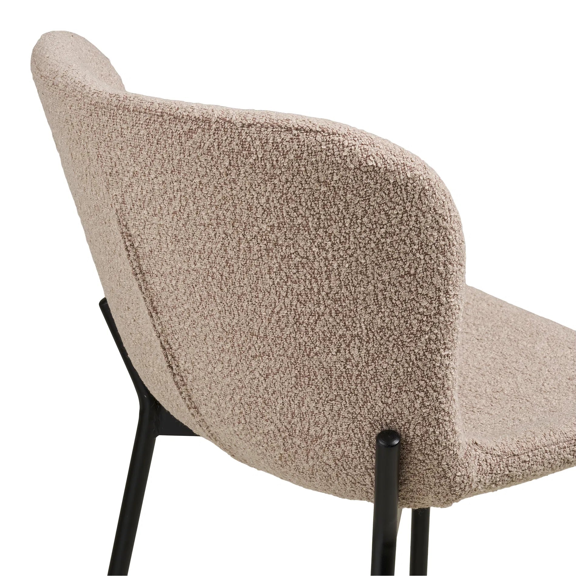 RELUKO | כיסא בר מרופד בשילוב רגלי מתכת