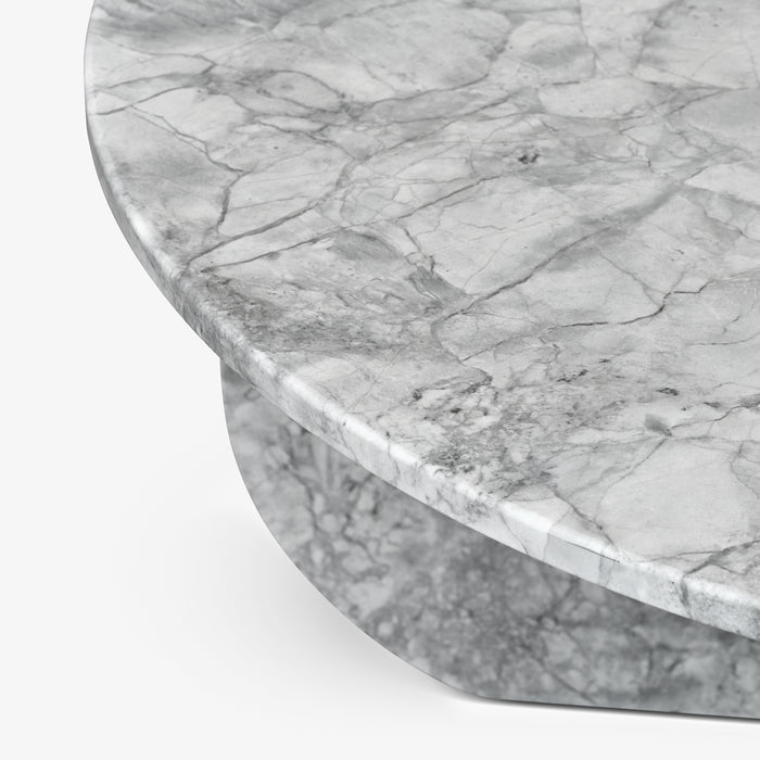 IMHOTEP | שולחן סלון עשוי אבן גרניט סופר-ווייט מקורית