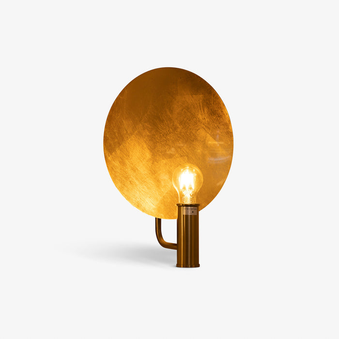 LAMONSH | מנורת קיר מעוגלת מזהב