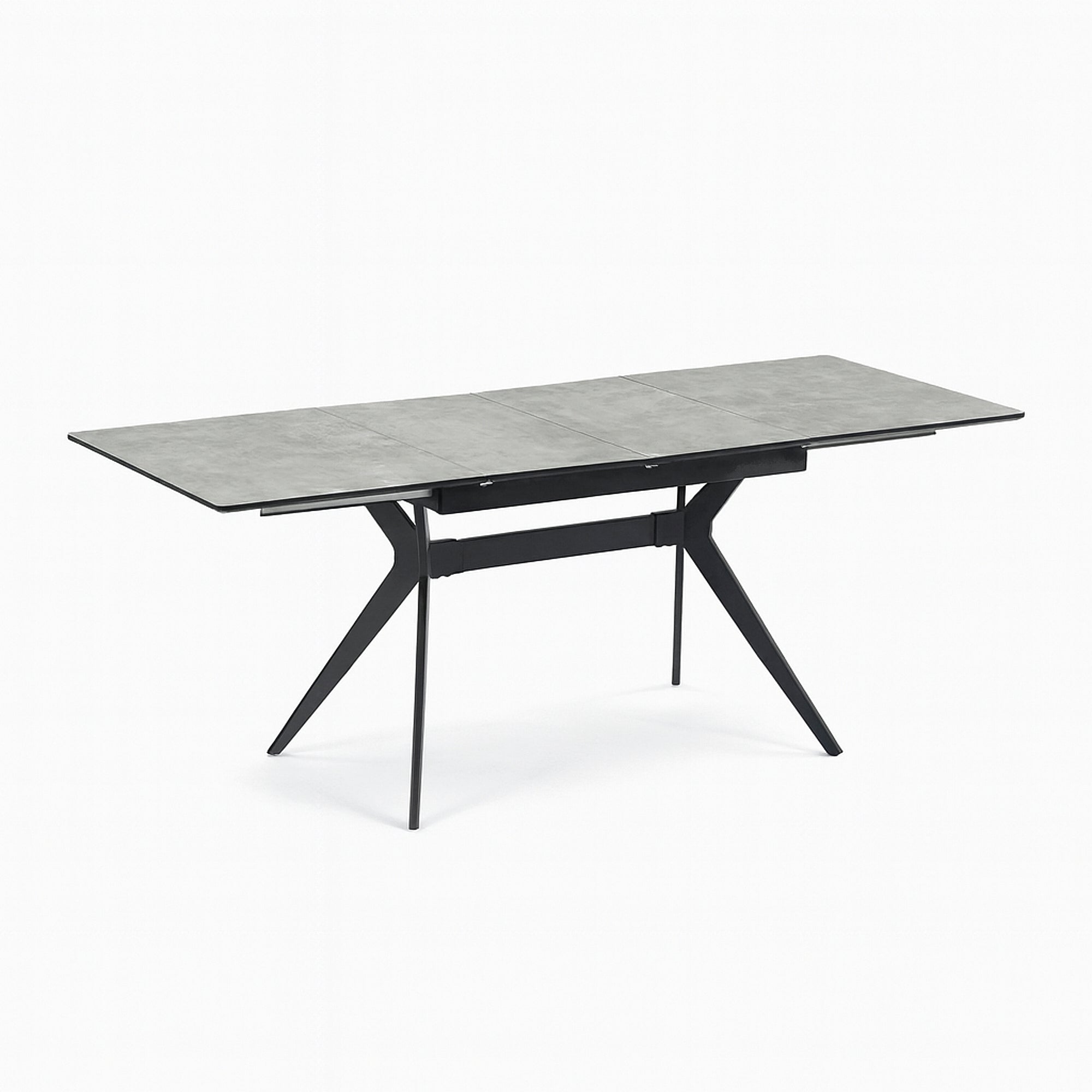 TUVAL | שולחן אוכל מלבני 140/90 ס"מ, נפתח ל-240 ס"מ, עד 10 סועדים