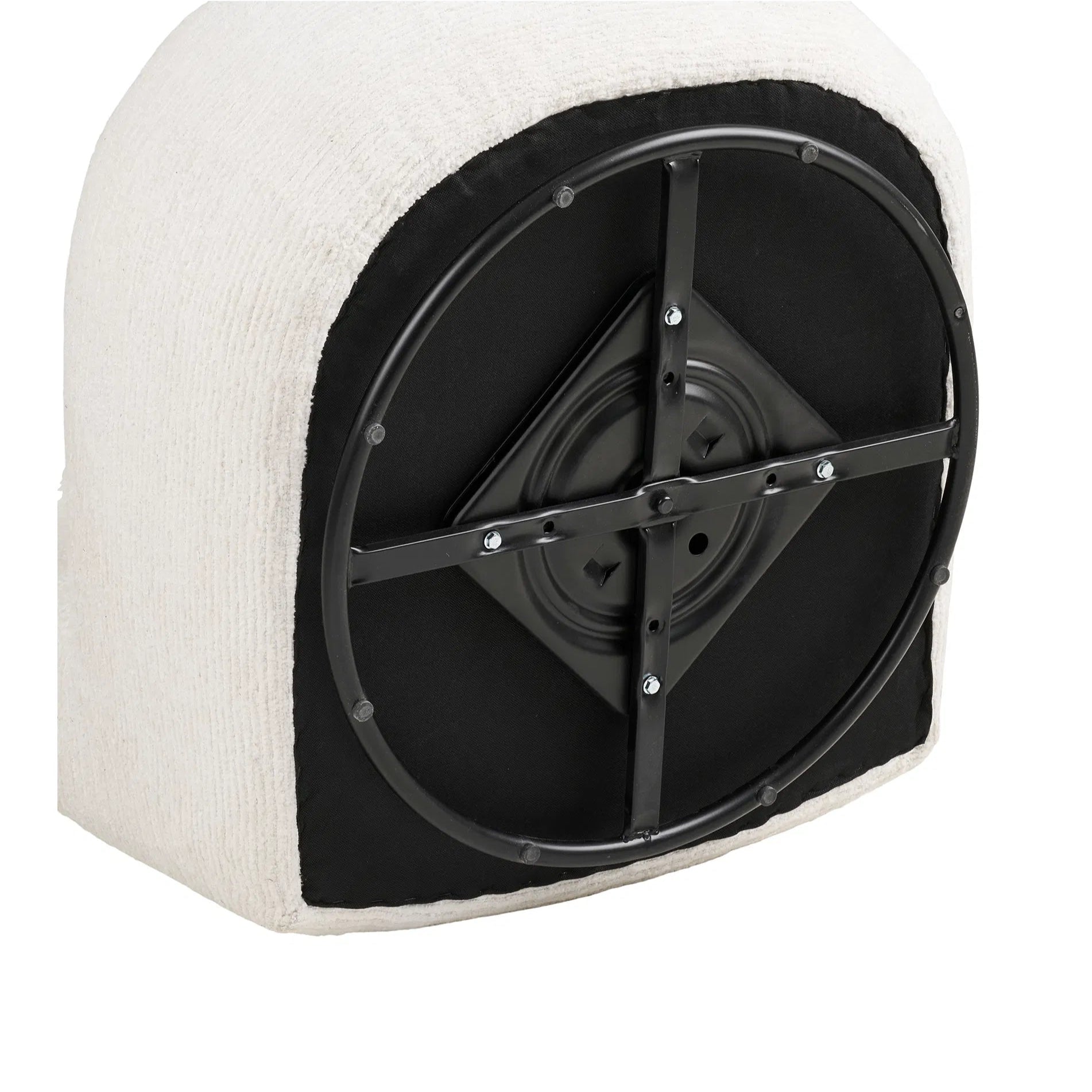 MANALI | כורסא מסתובבת מעוצבת בצורה מעוגלת