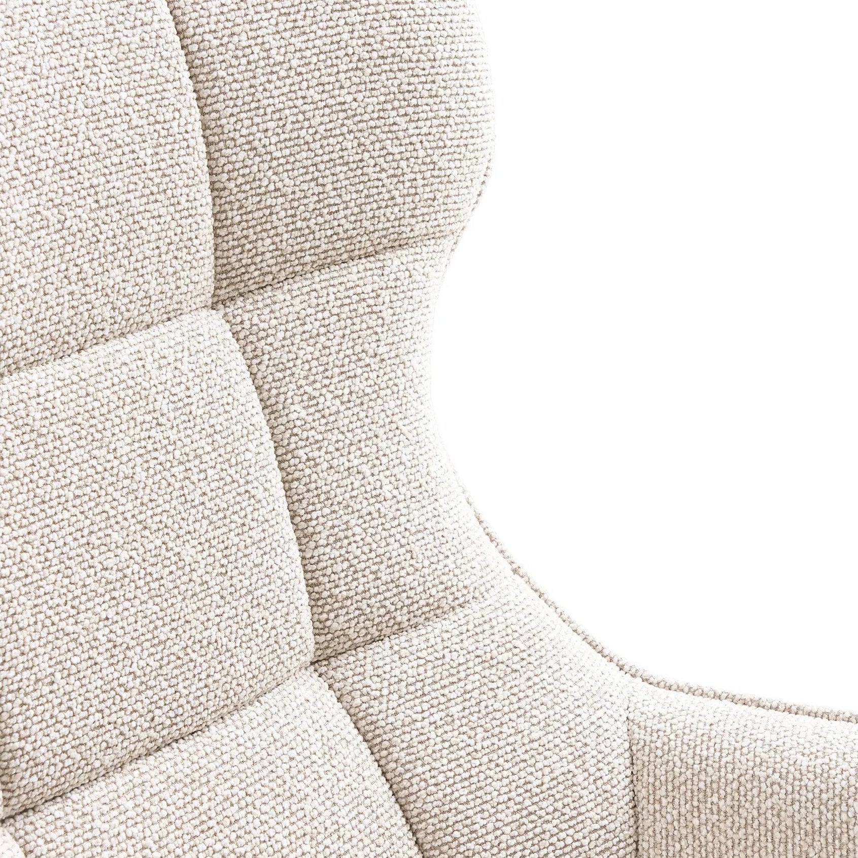 AURE | כורסא מסתובבת מרופדת בבד אריג - KUALA