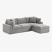 תמונה מזווית מספר 1 של המוצר DOMAIN | ספה רכה ומפנקת לסלון עם הדום תואם