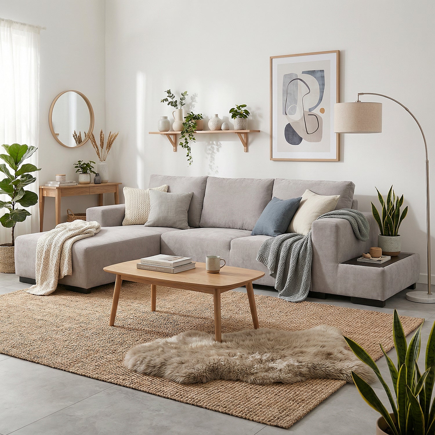 INGAF | ספת שזלונג מודרנית מרופדת בבד אריג