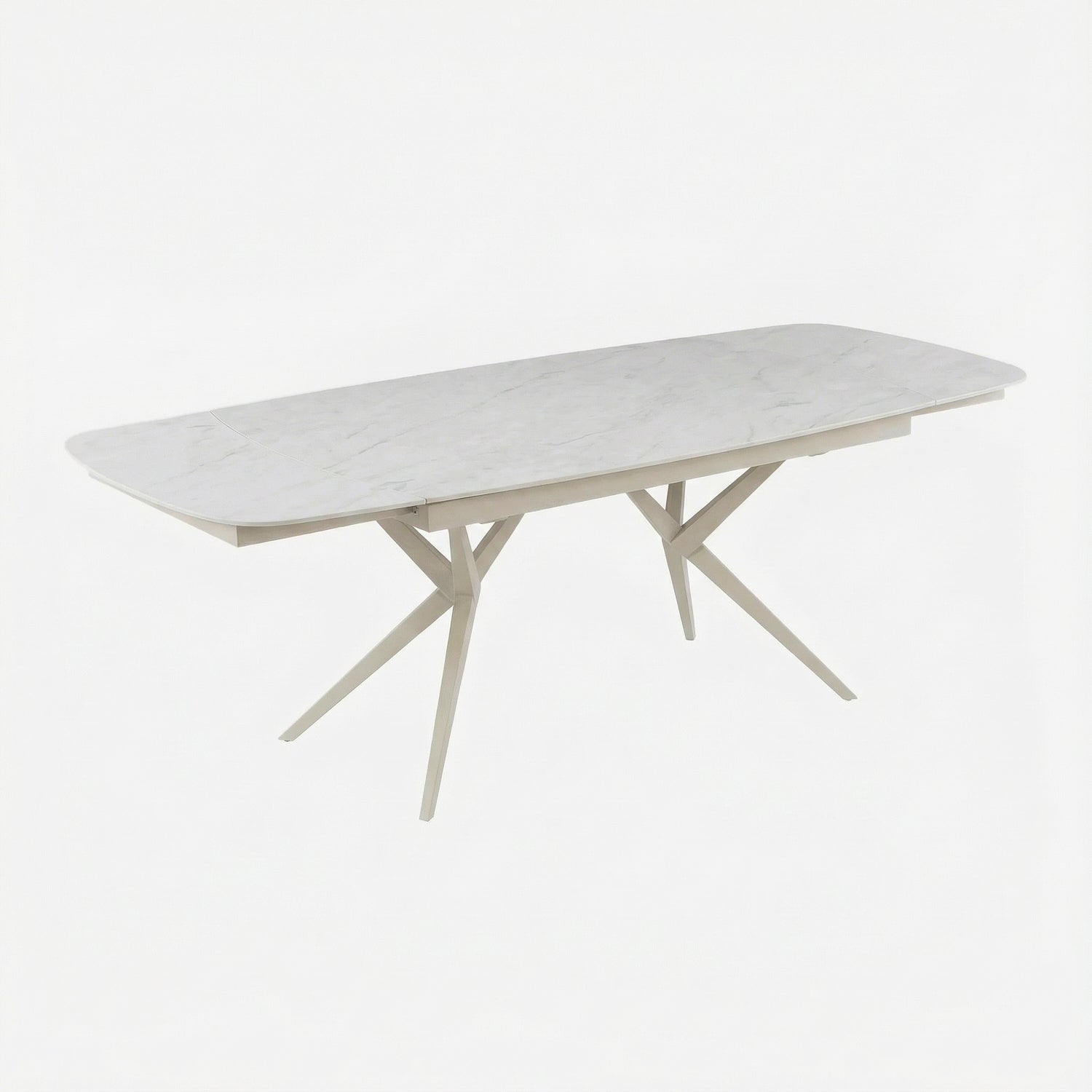 LIVVO | שולחן אוכל מלבני נפתח, מגיע בשני גדלים