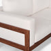 תמונה מזווית מספר 2 של המוצר Edwa | ספה דו מושבית לסלון עם מסגרת עץ מלא