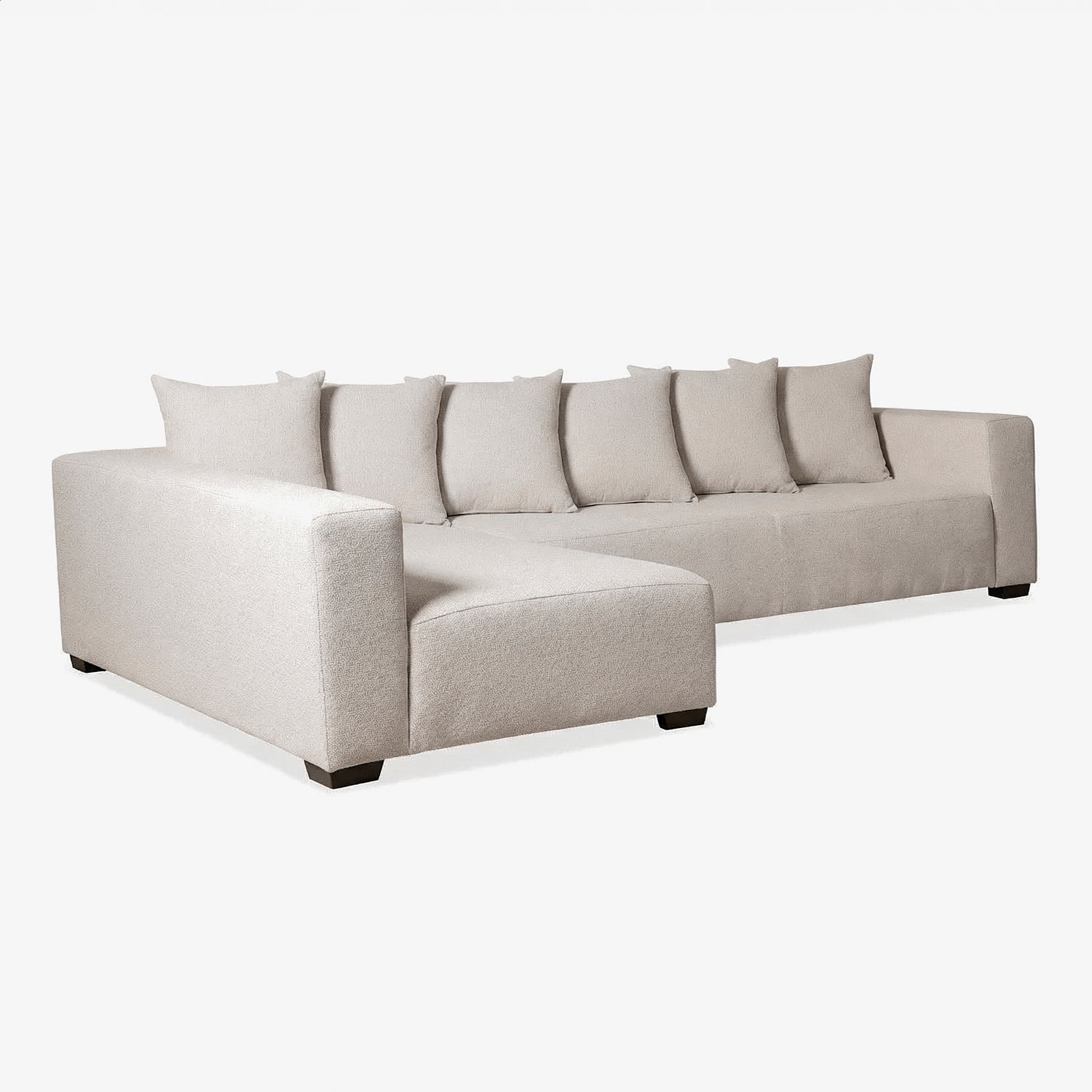 EBBERO | ספה פינתית מודרנית מרופדת בבד אריג - KUALA