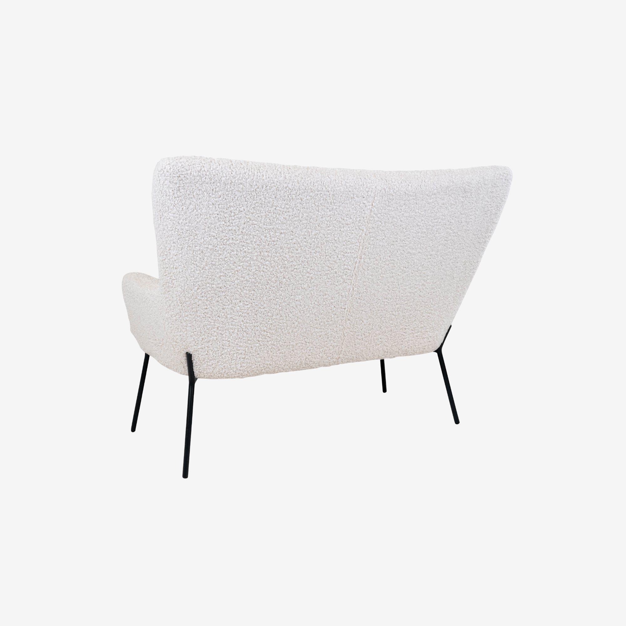 KURMA | ספה דו מושבית, מרופדת בבד דמוי צמר