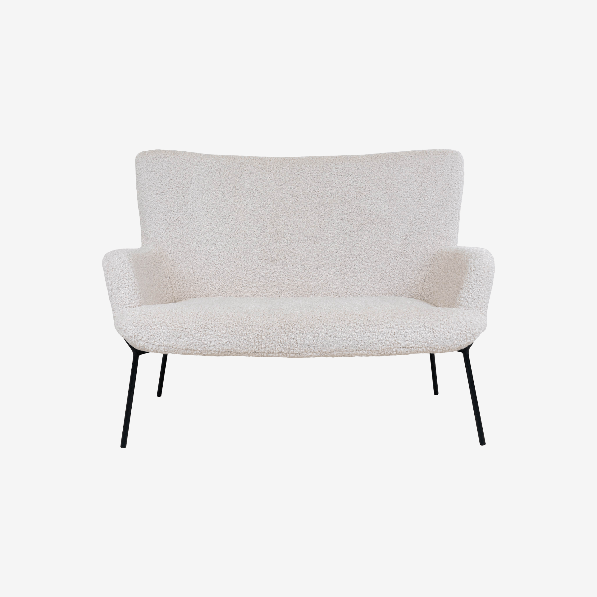 KURMA | ספה דו מושבית, מרופדת בבד דמוי צמר