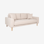 ORYA | ספה דו מושבית מרופדת בבד אריג