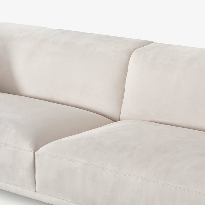 SIF | ספה מעוצבת לסלון מרופדת בבד אריג