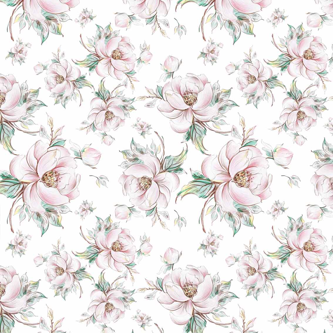 RAFOT | טפט פרחי פיאוני עדינים