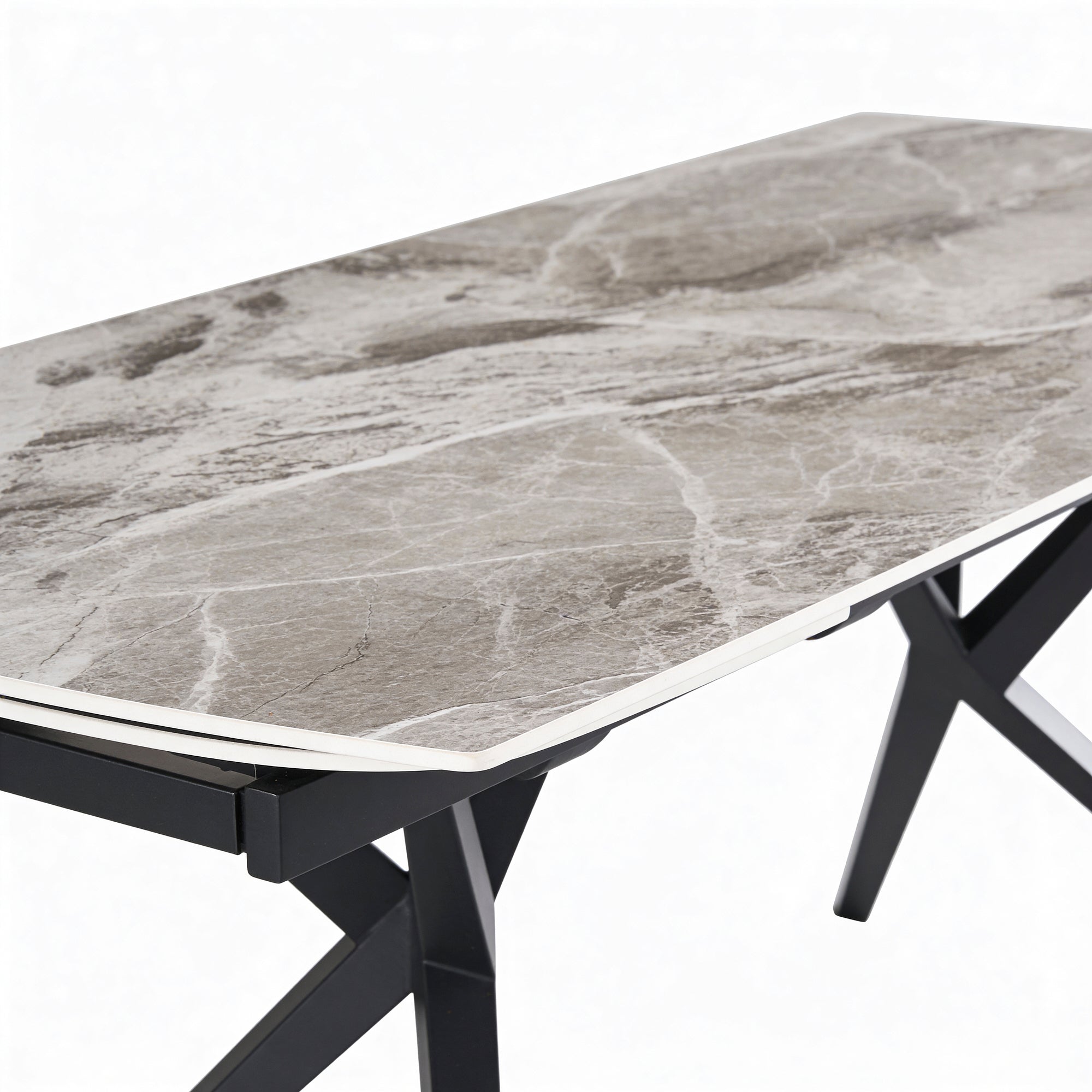 KOLEN | שולחן אוכל מלבני נפתח, מגיע בשני גדלים