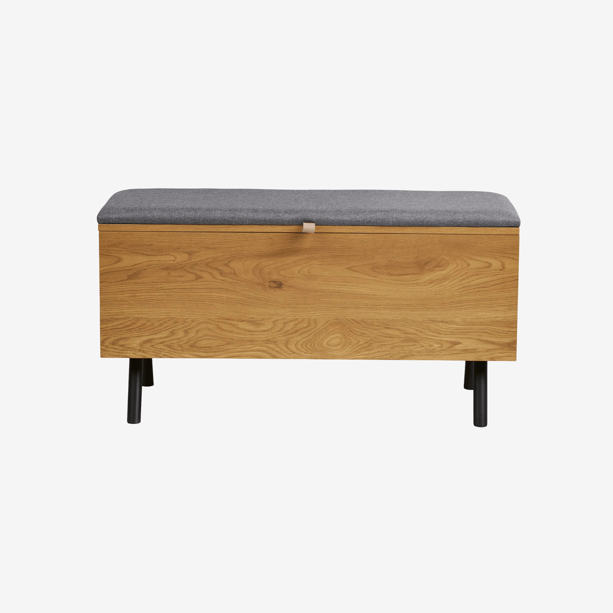 BIRE | ספסל אחסון מעץ עם כרית מושב - KUALA