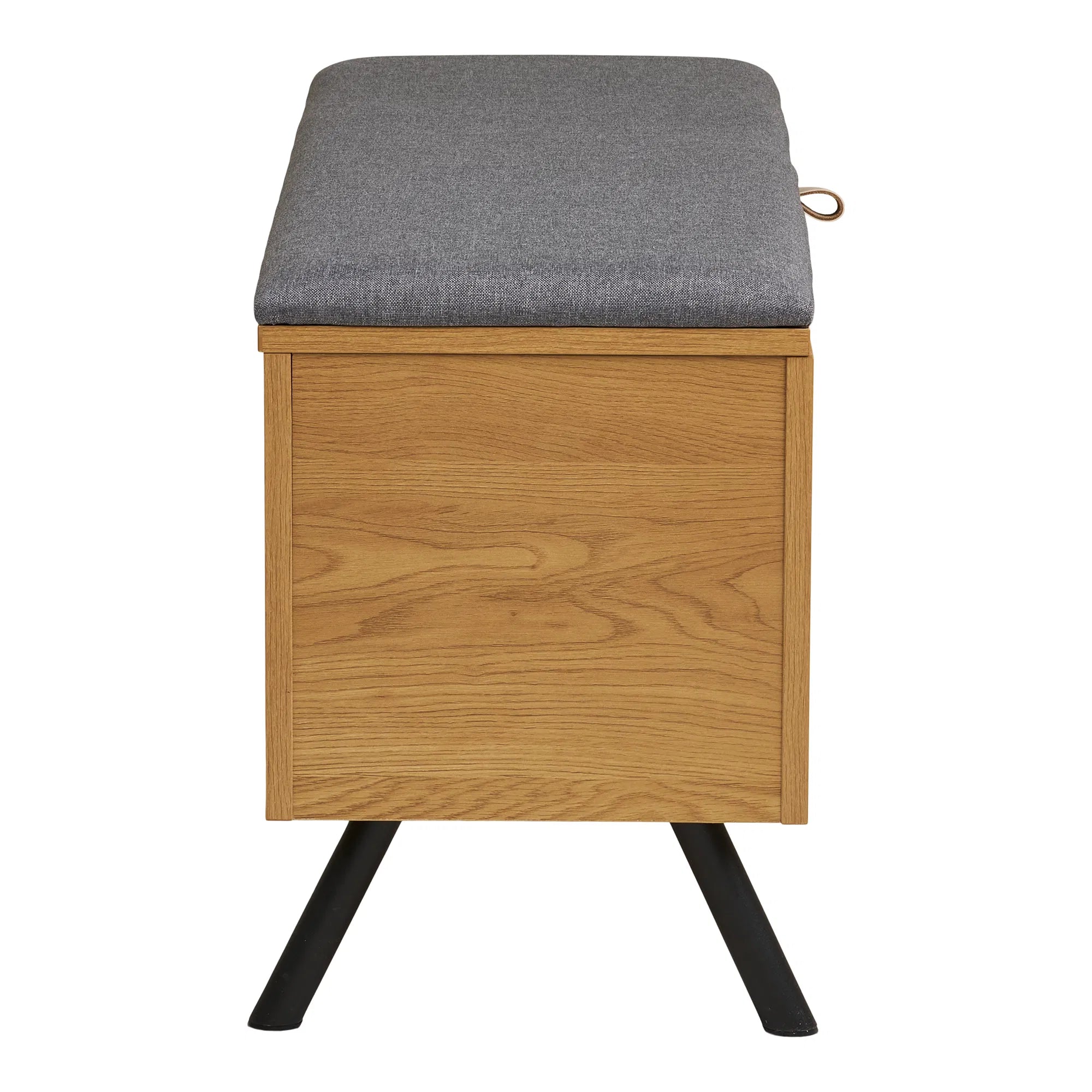 BIRE | ספסל אחסון מעץ עם כרית מושב - KUALA