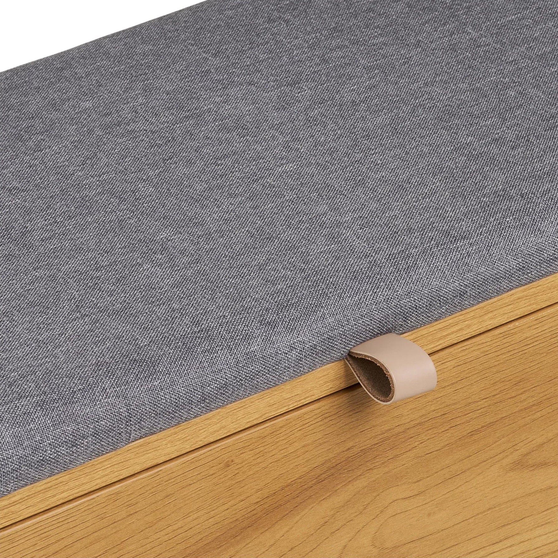 BIRE | ספסל אחסון מעץ עם כרית מושב - KUALA