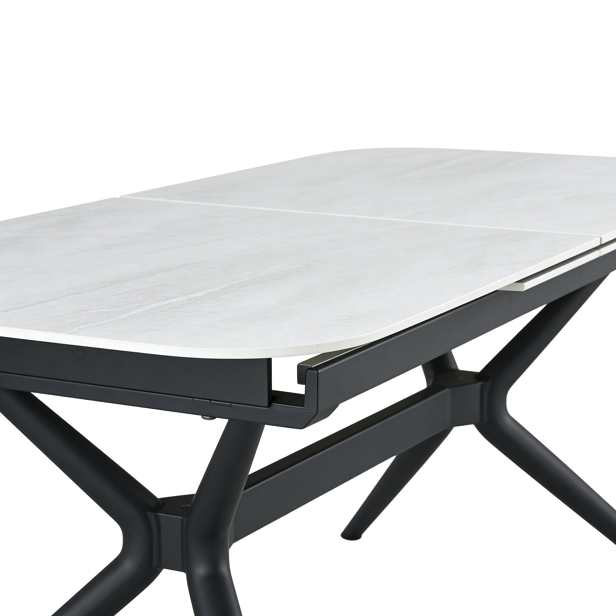 EDAM | שולחן אוכל מלבני 180/90 ס"מ, נפתח ל-240 ס"מ, עד 10 סועדים