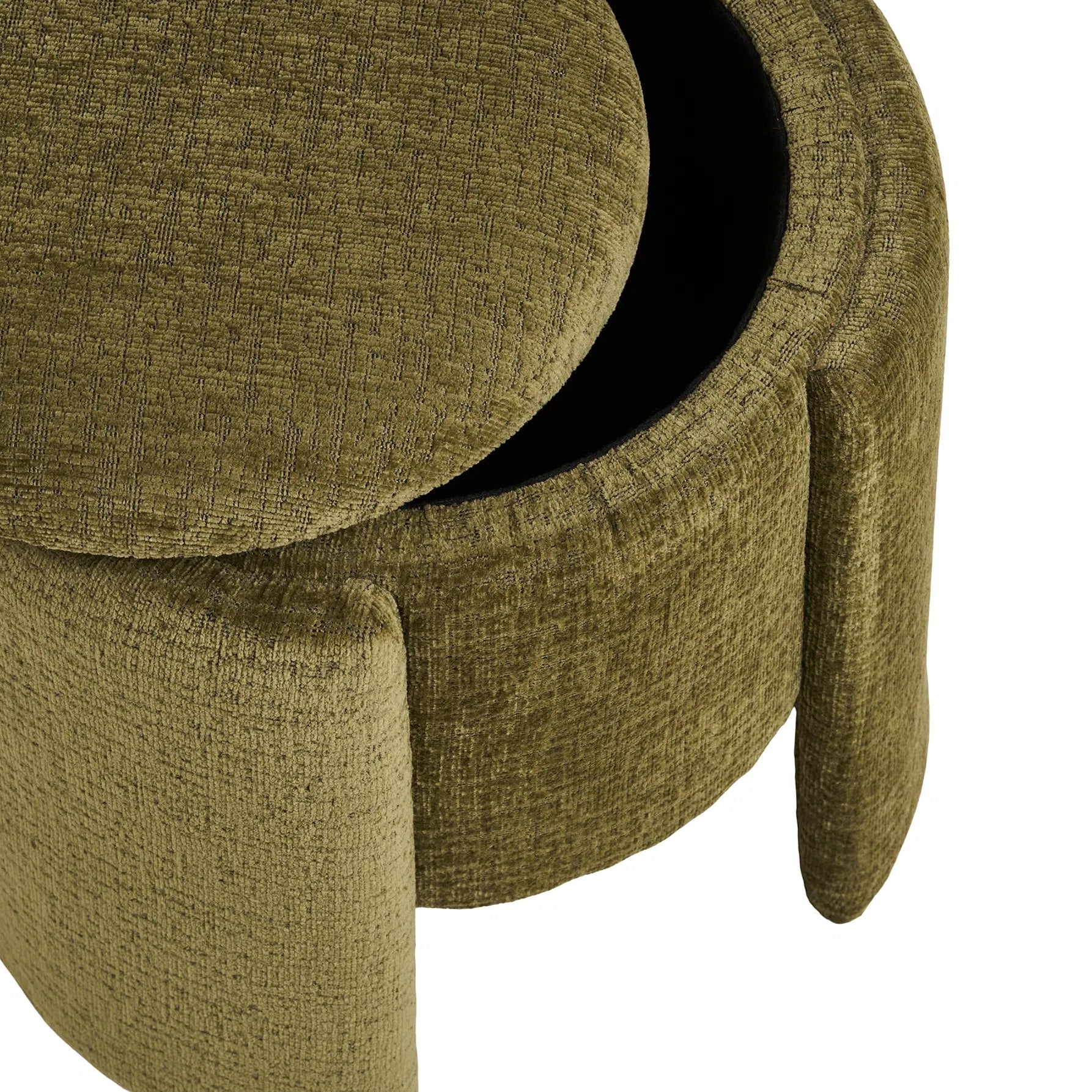 LUYI | הדום עגול עם מקום אחסון