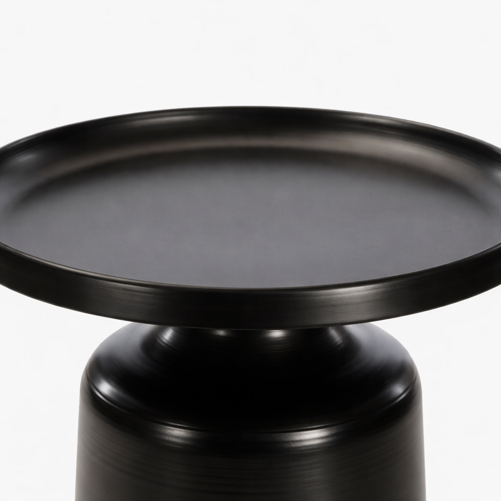 SIVSTEN | שולחן צד ממתכת, קוטר 50 ס"מ