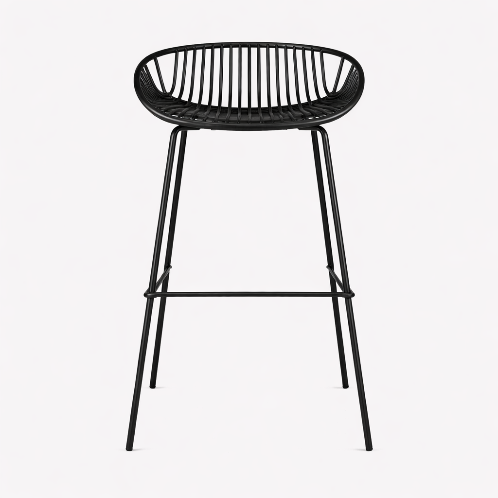 NILO | כיסא בר פולימרי בשילוב רגלי מתכת - KUALA