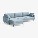 תמונה מזווית מספר 9 של המוצר DIOP | ספה תלת-מושבית מודרנית עם שזלונג