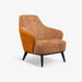 תמונה מזווית מספר 1 של המוצר BENTE | כורסא מודרנית עם שילוב בדים בגוון חמרה