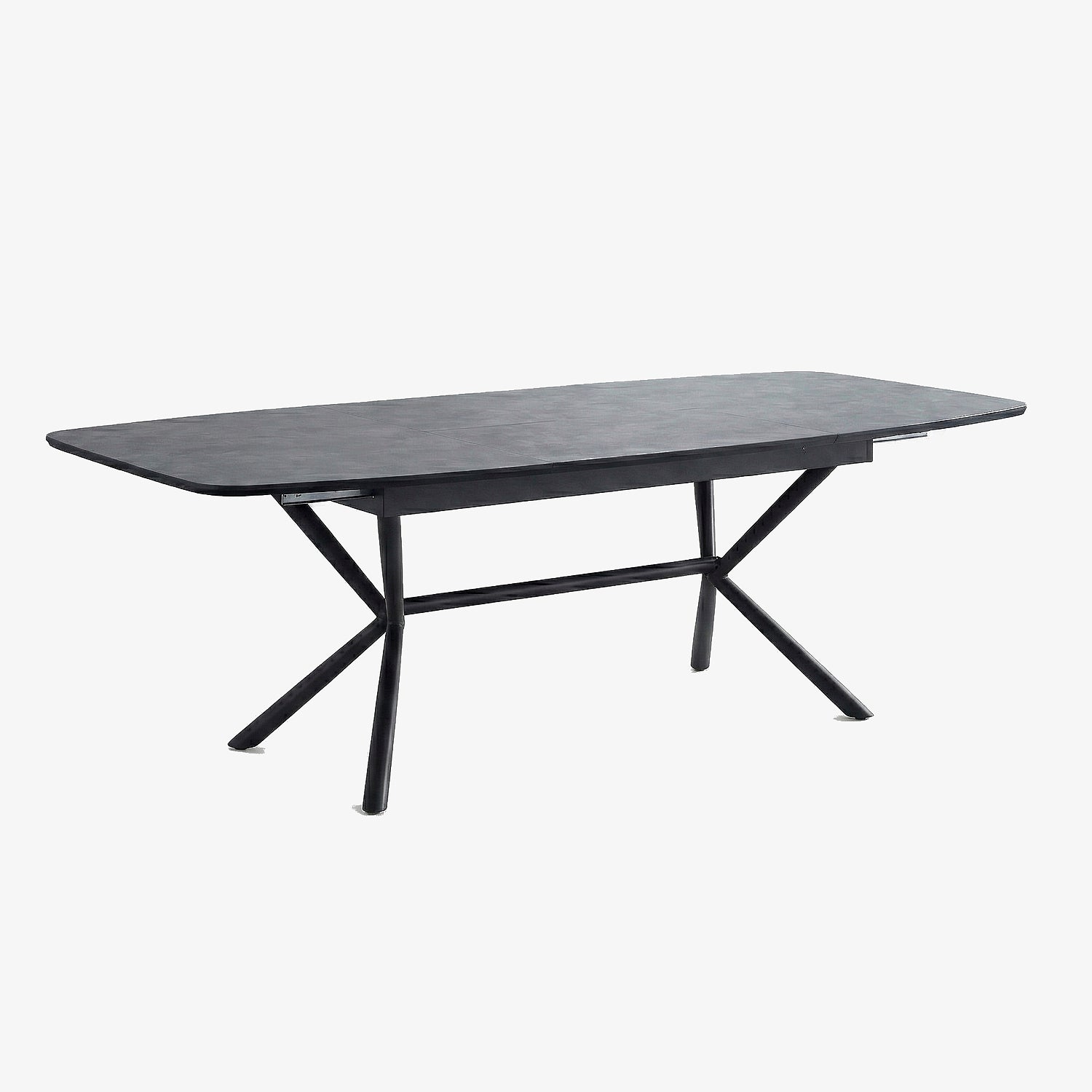 KARG | שולחן אוכל מלבני 180/100 ס"מ, נפתח ל-270 ס"מ, עד 12 סועדים