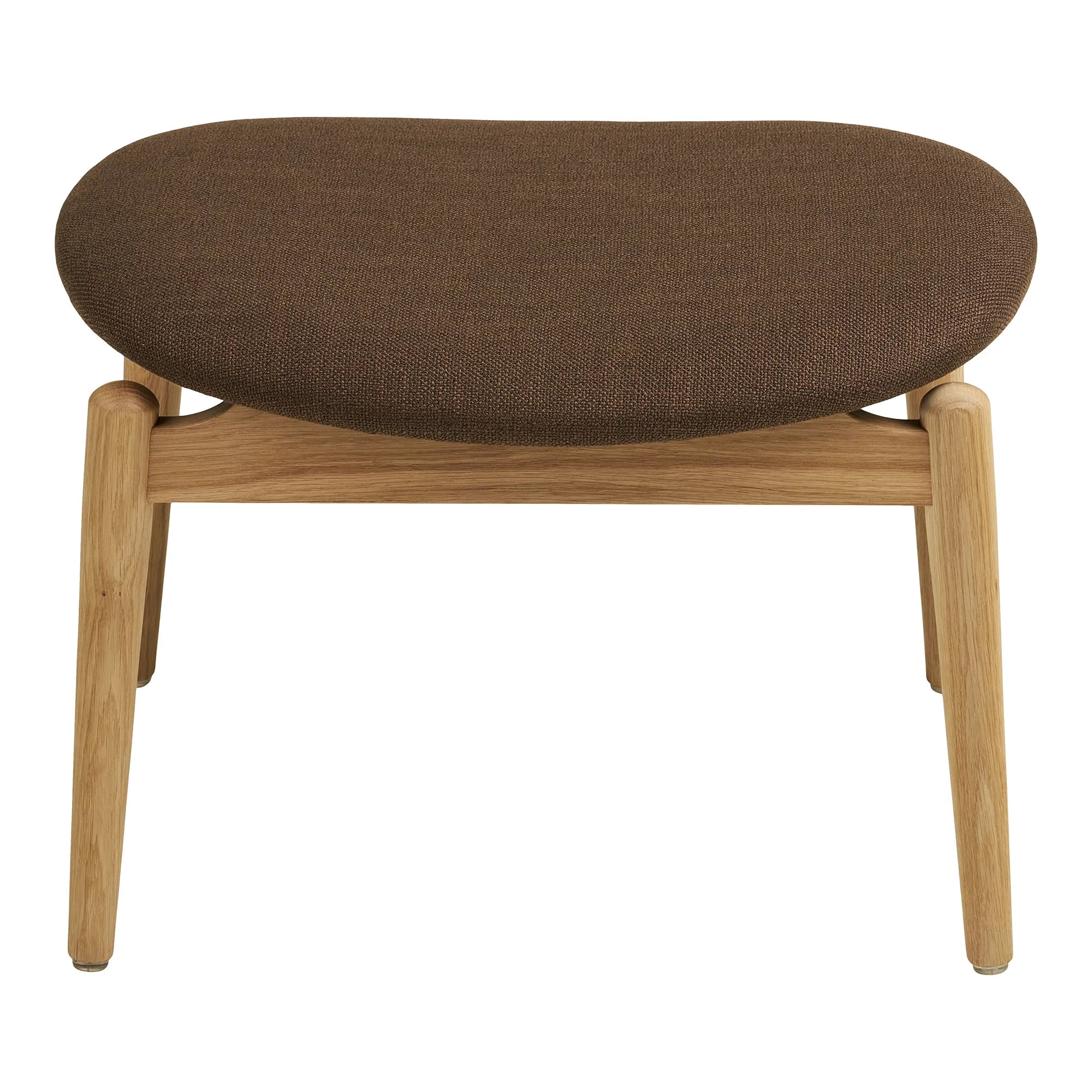 NISA | סטול מעץ אלון מלא מרופד אריג - KUALA