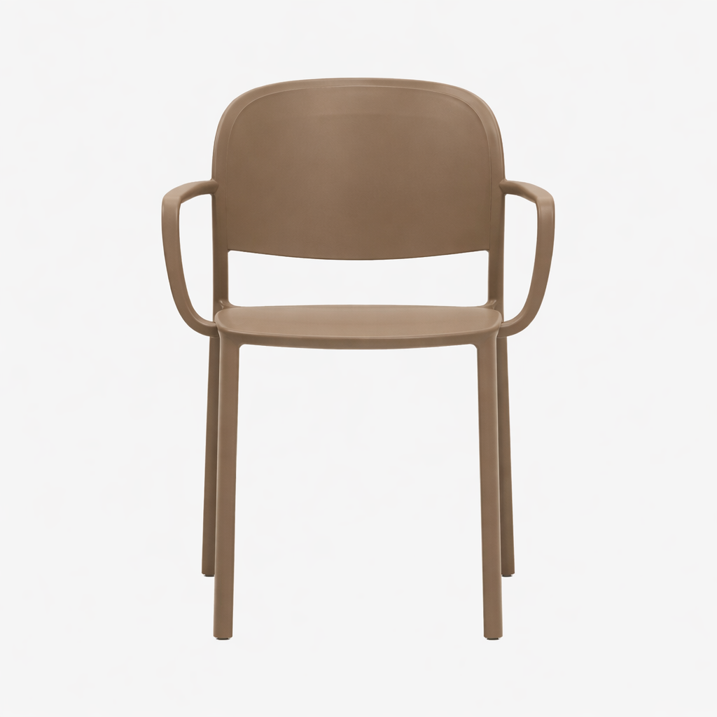 INGOLO | כיסא אוכל מפוליפרופילן ופיברגלס עם משענות יד