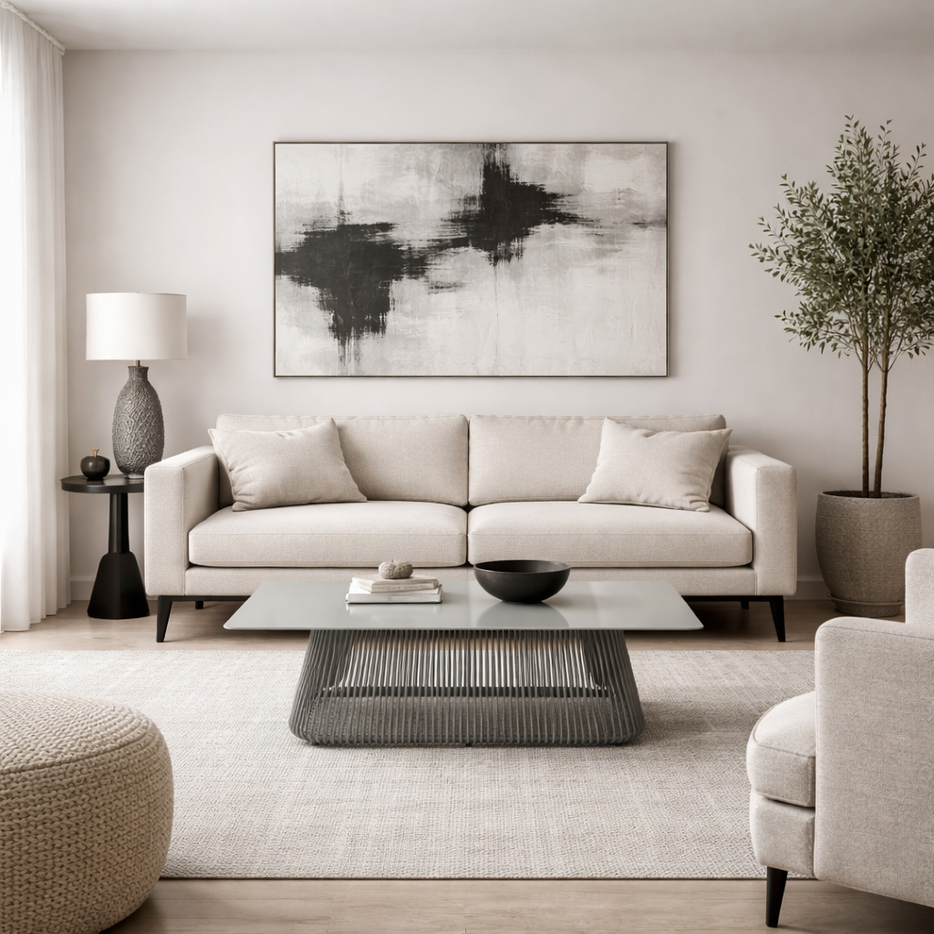 CUNO | שולחן סלון מלבני מאלומיניום, 138/68 ס"מ - KUALA