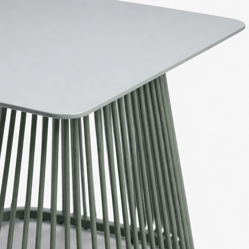 LUNE | שולחן צד ריבועי מפולימר, 60/60 ס"מ - KUALA