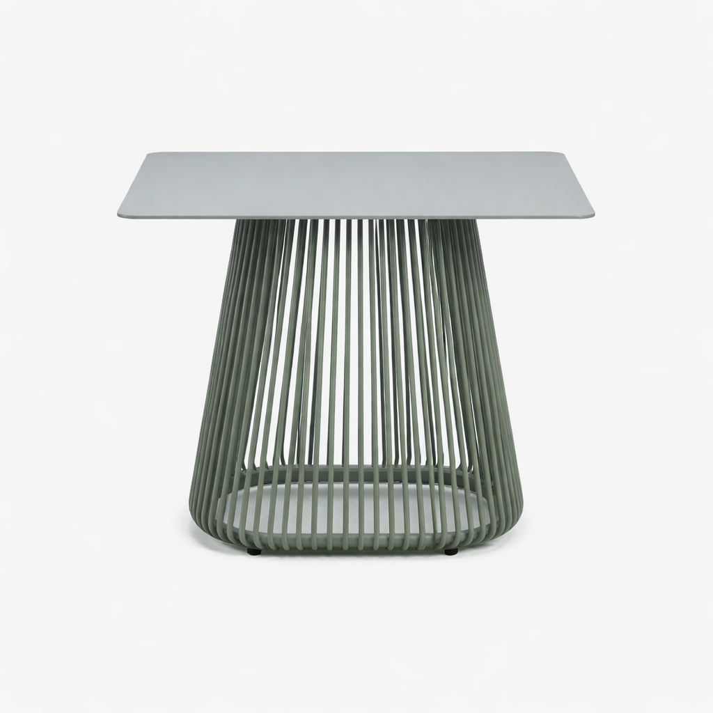 LUNE | שולחן צד ריבועי מפולימר, 60/60 ס"מ - KUALA