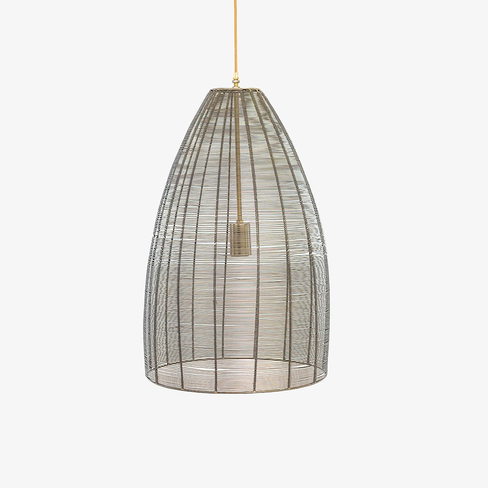 KIZA | מנורת תקרה תלויה ממתכת קלועה