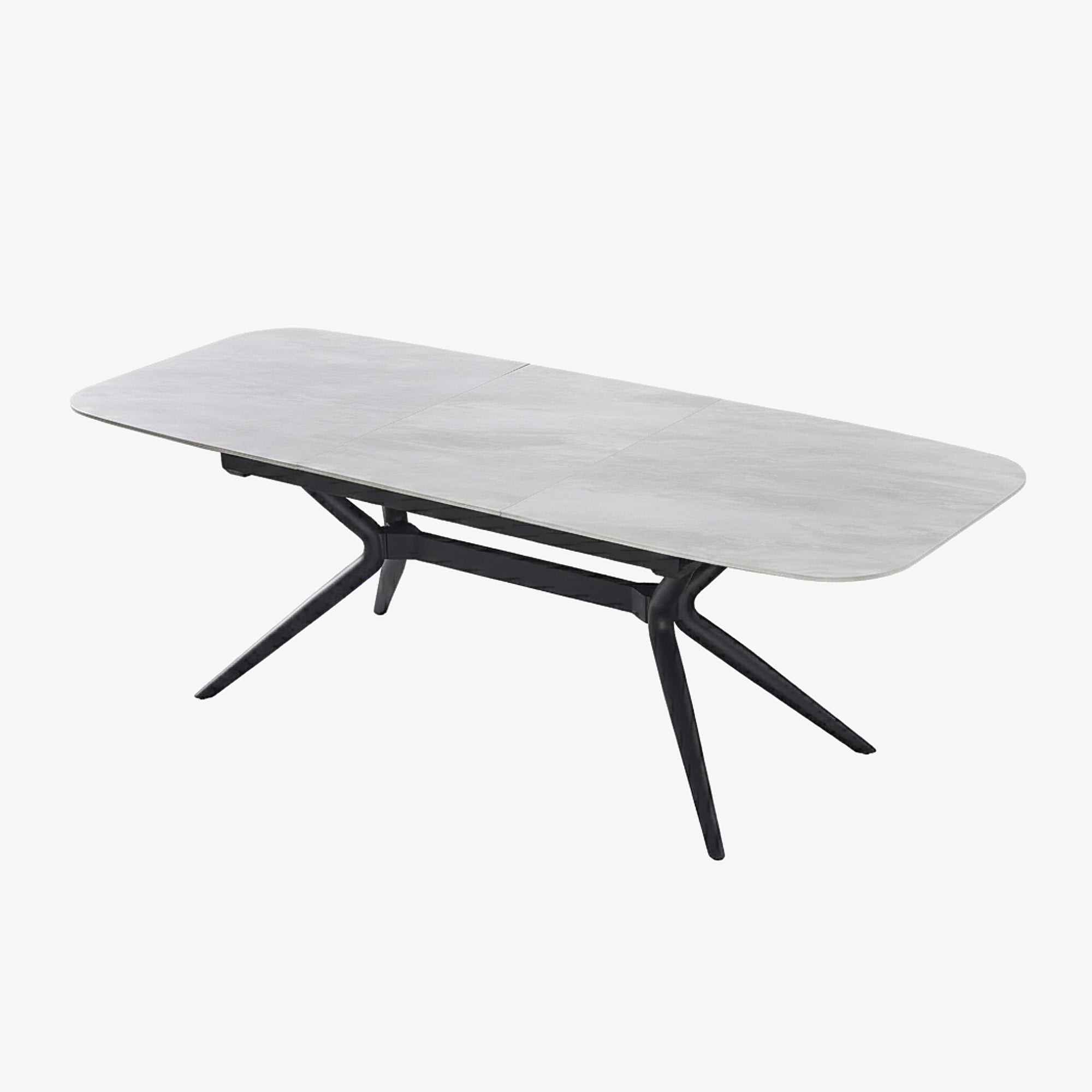 EDAM | שולחן אוכל מלבני 180/90 ס"מ, נפתח ל-240 ס"מ, עד 10 סועדים