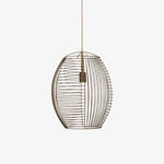 MOBU | מנורת תקרה אובאלית ממתכת