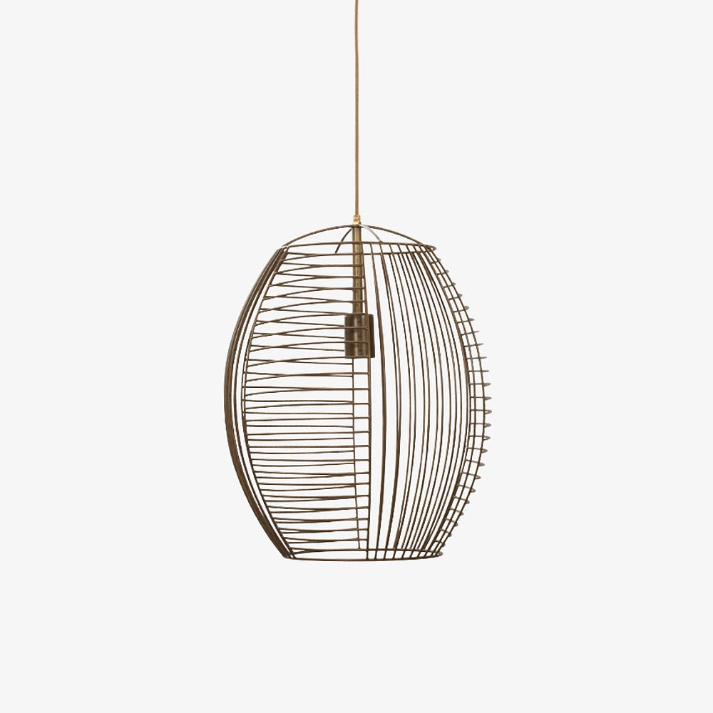 MOBU | מנורת תקרה אובאלית ממתכת