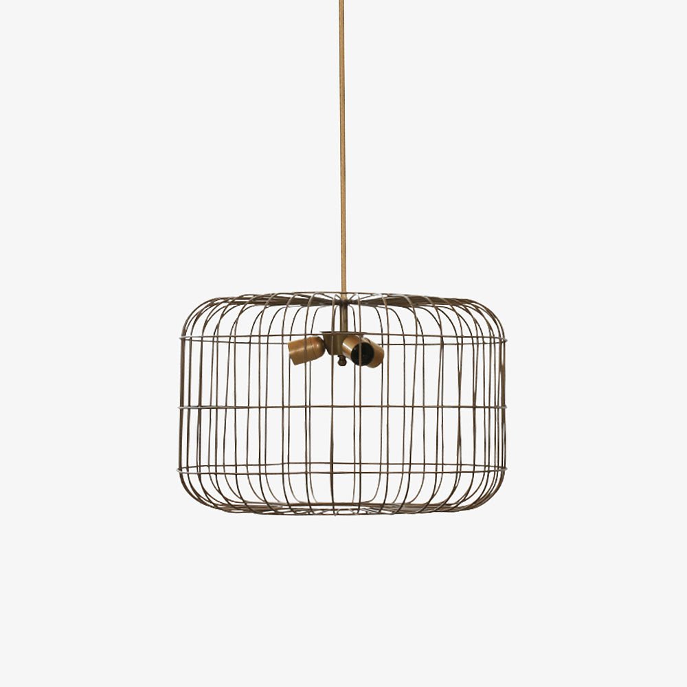 LELABI | מנורת תקרה ממתכת מעוצבת עם פיצול לשלוש נורות