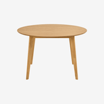 PLESY | שולחן אוכל עגול קוטר 120 ס"מ, עד 6 סועדים