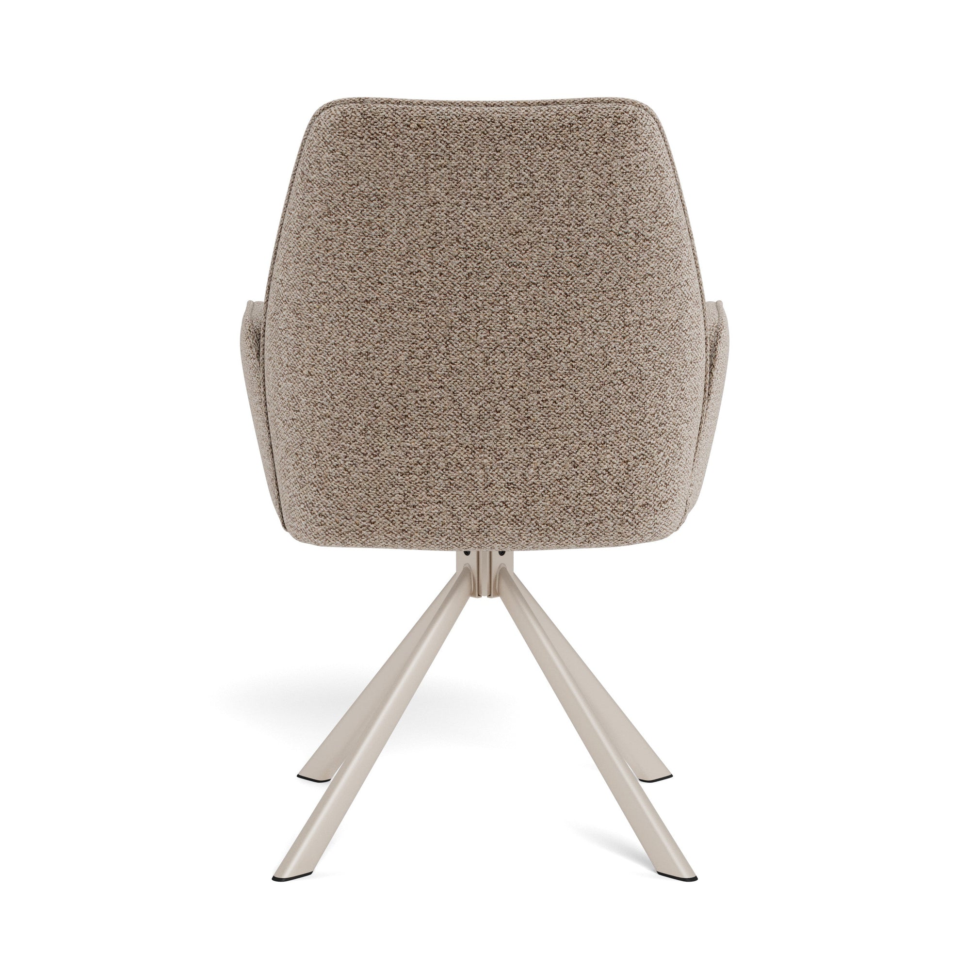 ASHU | כיסא מסתובב מרופד בבד אריג - KUALA