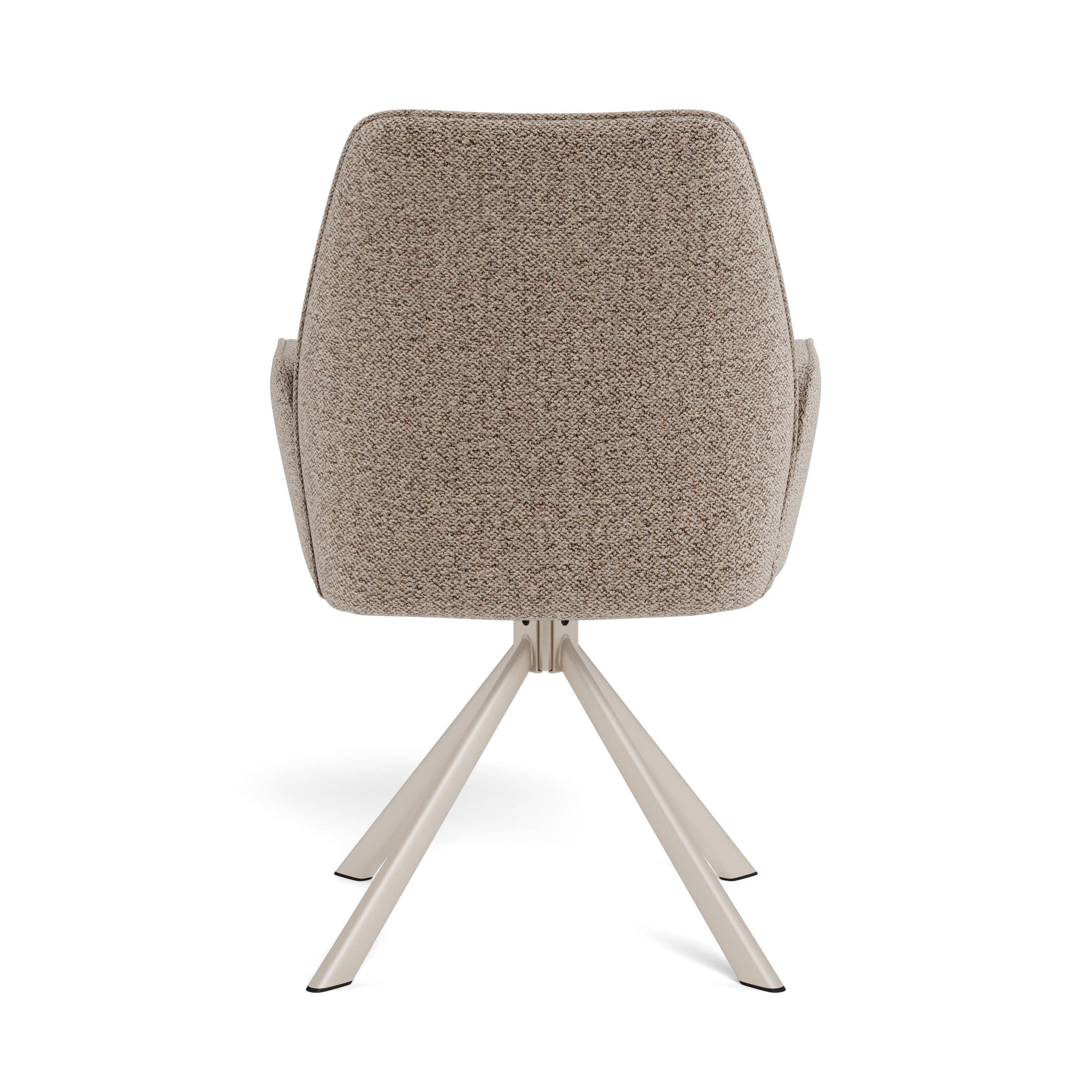 ASHU | כיסא מסתובב מרופד בבד אריג - KUALA