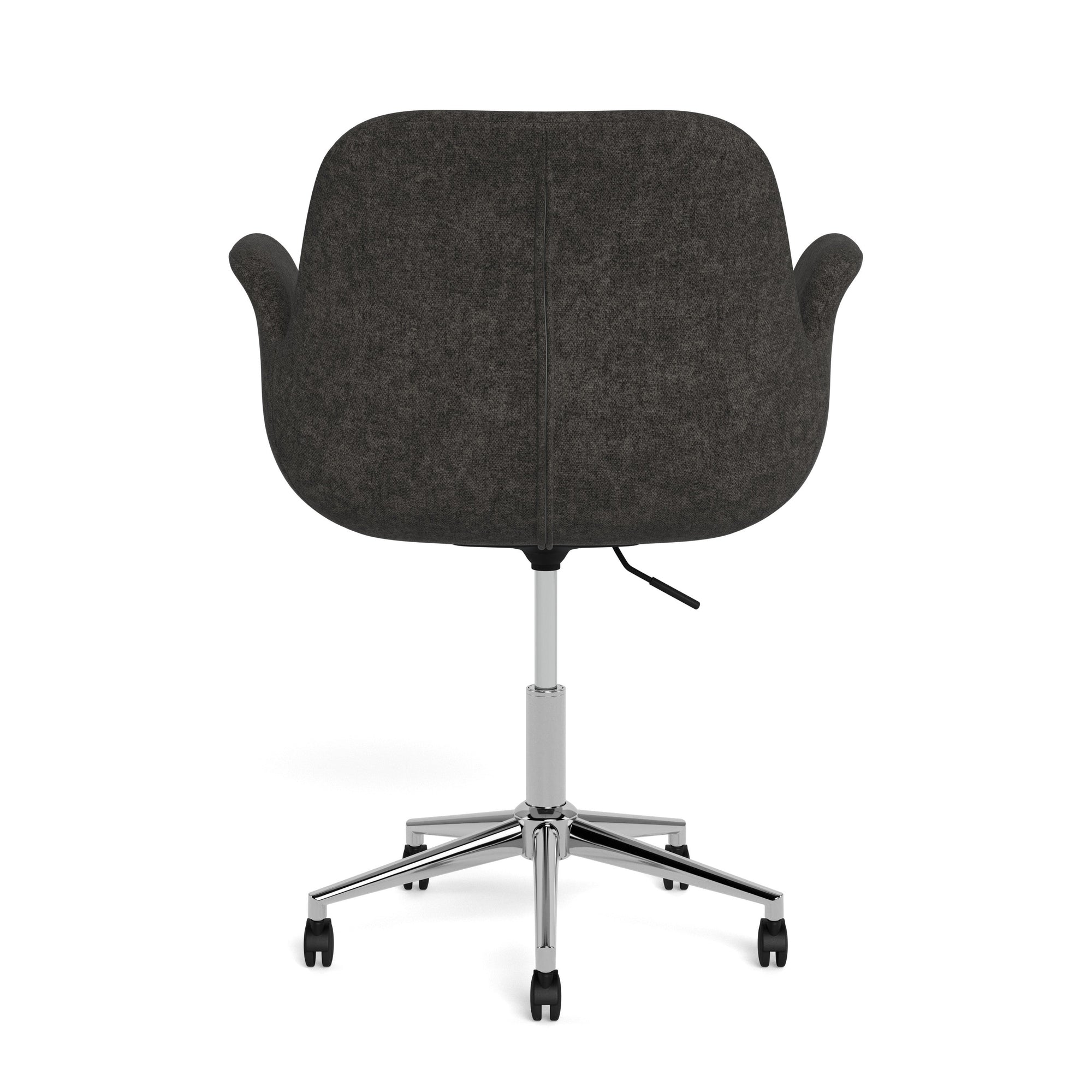 WEST | כיסא משרדי עם גלגלים מרופד בבד אריג - KUALA