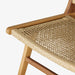 תמונה מזווית מספר 4 של המוצר KELDAN | כורסא מעץ טיק בשילוב ראטן בגוון טבעי