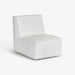 תמונה מזווית מספר 1 של המוצר DAVIAN | כורסא בעיצוב נורדי מרופדת בבד בוקלה